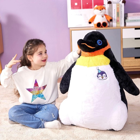 IKASA Large Emperor Penguin Stuffed Animal Plush Toy - Picture 3 of 4